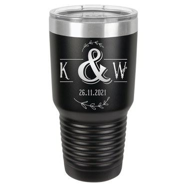 K & W Print Insulated Tumbler